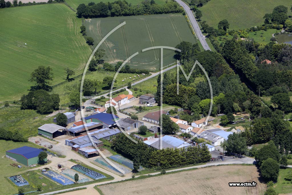 Photo arienne de Frossay (les Ferrires)
