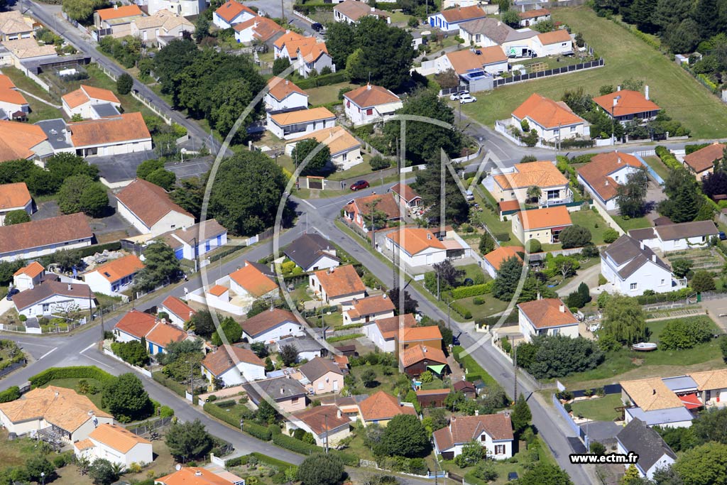 Photo arienne de La Plaine-sur-Mer (la Saulzinire)