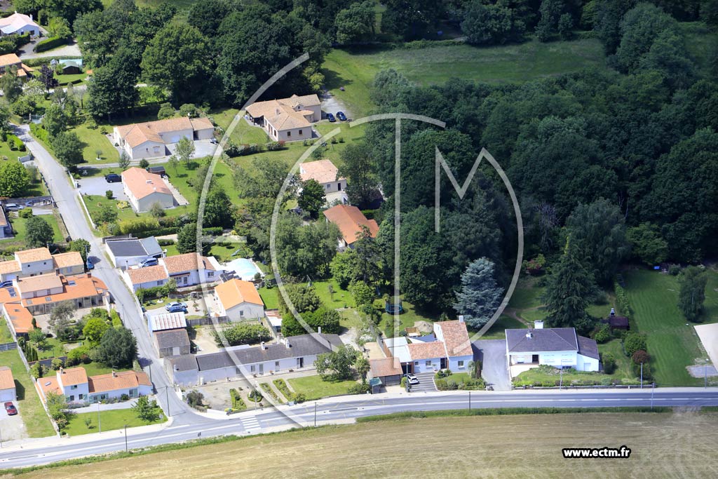 Photo arienne de Rouans (la Cavernire)