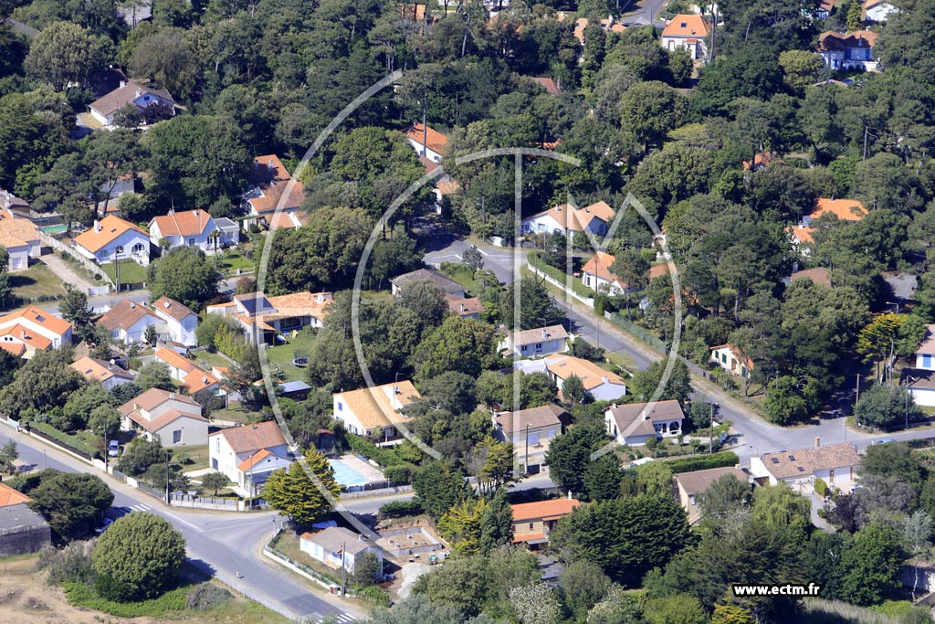 Photo arienne de Saint-Brevin-les-Pins (l'Ermitage)