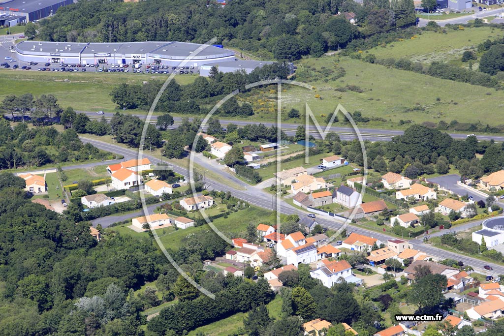 Photo arienne de Saint-Brevin-les-Pins (la Fouilleuse)