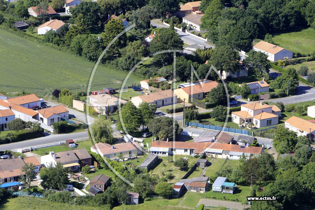 Photo arienne de Saint-Brevin-les-Pins (la Lande Mouron)