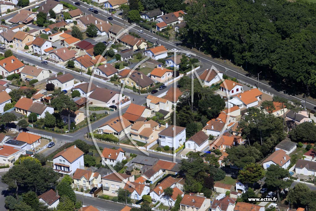 Photo arienne de Saint-Brevin-les-Pins (la Sauzaie)