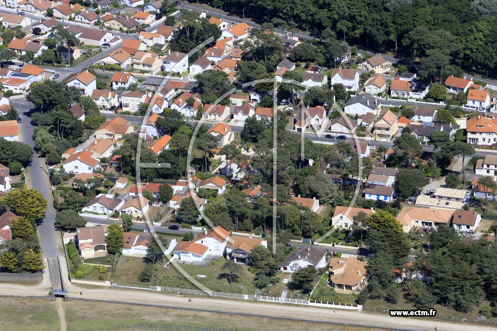 Photo arienne de Saint-Brevin-les-Pins (la Sauzaie)