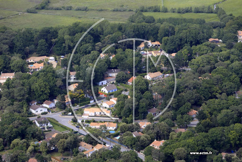 Photo arienne de Saint-Brevin-les-Pins (le Menhir)