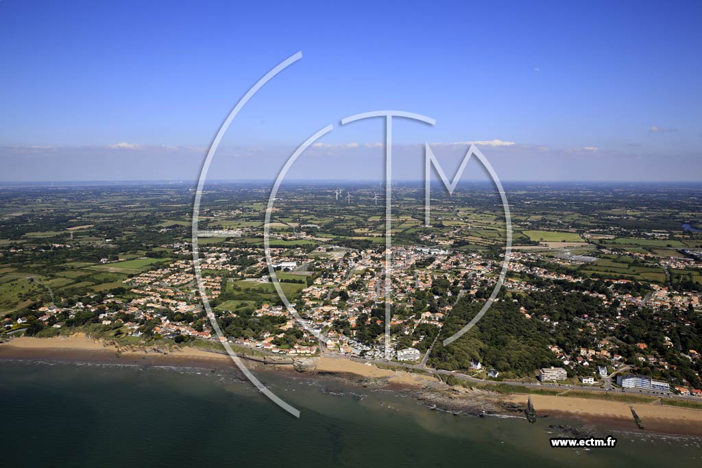 Photo arienne de Saint-Michel-Chef-Chef (le Bois de Comberge)