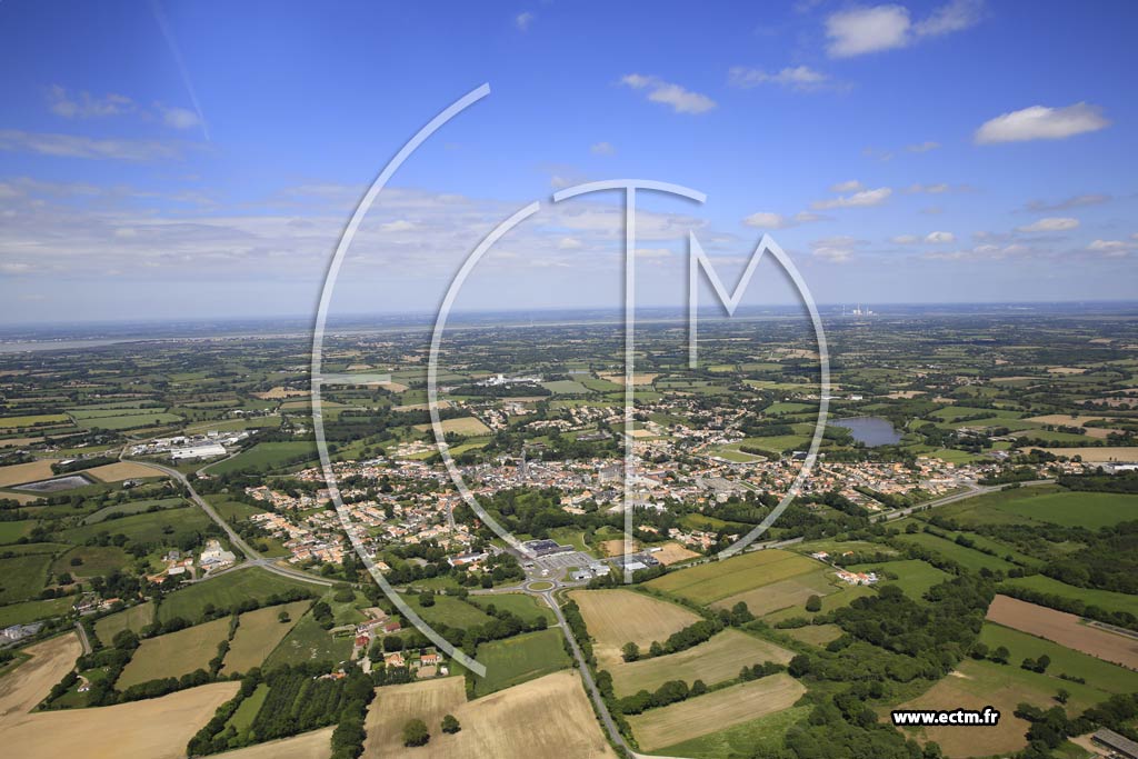 Photo arienne de Saint-Pre-en-Retz