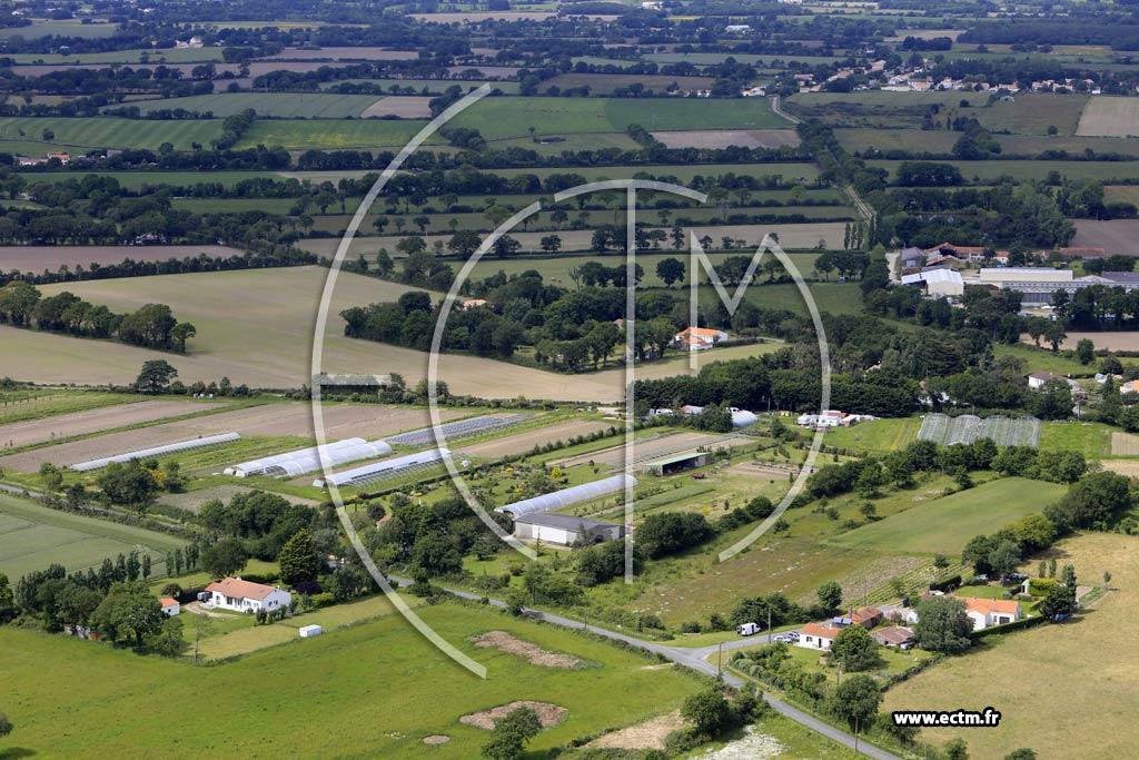 Photo arienne de Saint-Pre-en-Retz (les Forges)