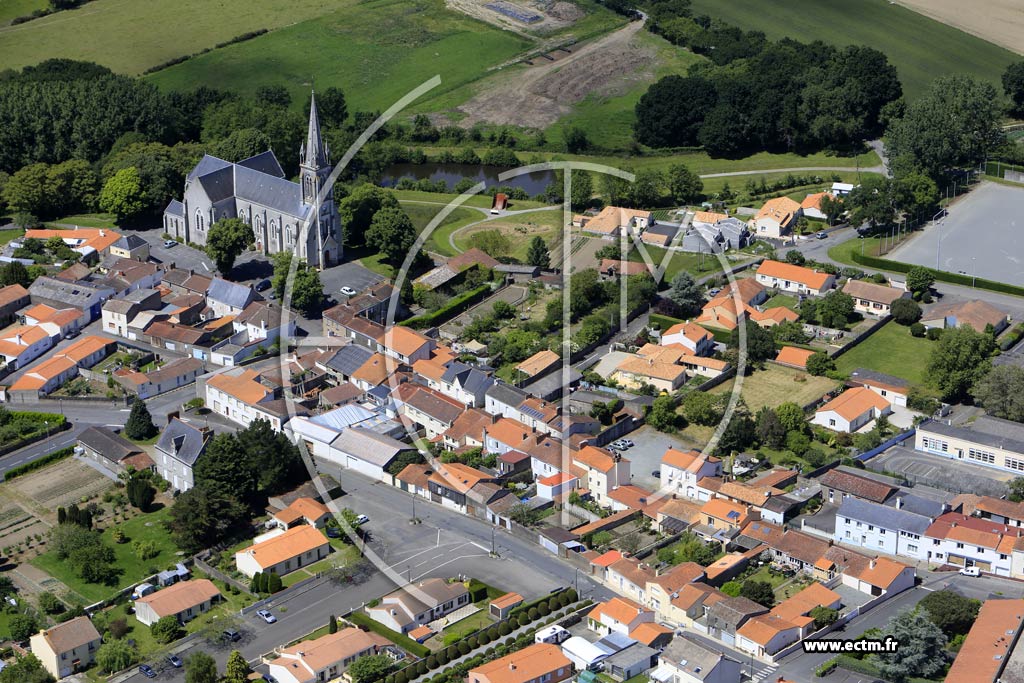 Photo arienne de Saint-Viaud