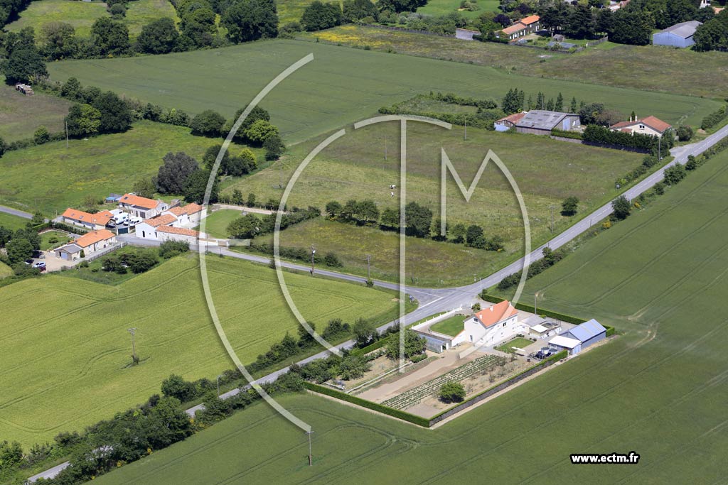 Photo arienne de Saint-Viaud (la Meilleraie)