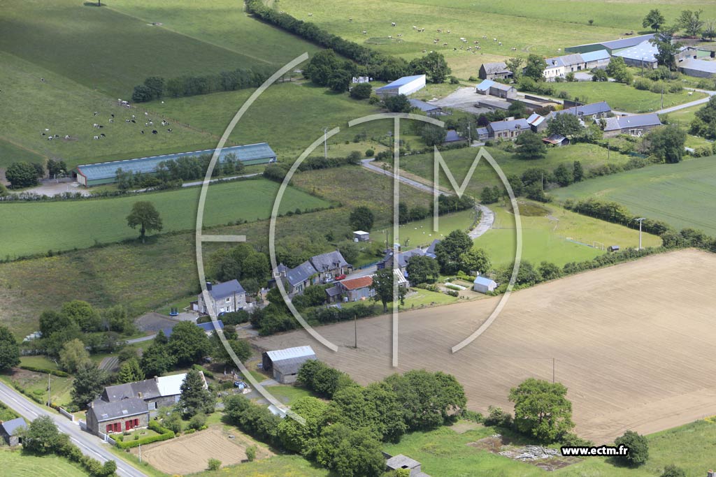 Photo arienne de Grand-Auvern (la Jumelais)