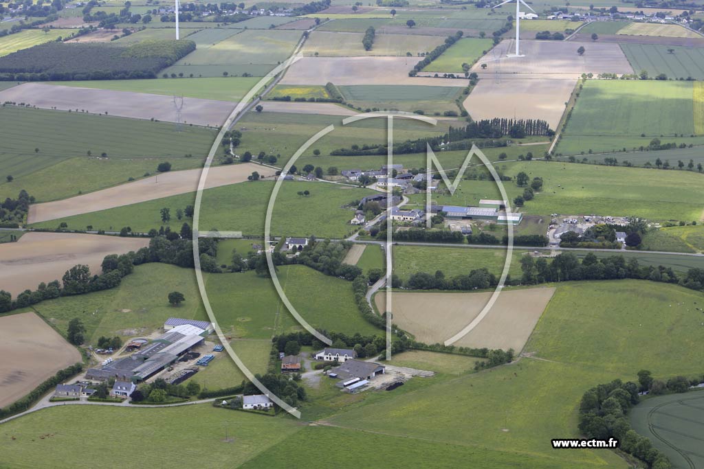 Photo arienne de Iss (Montign)