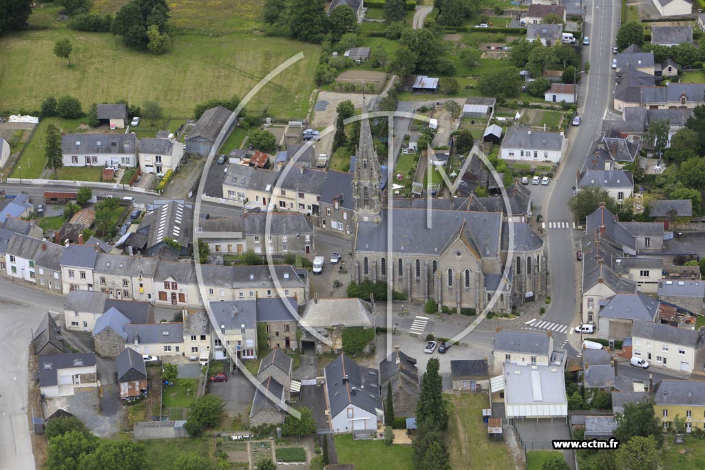 Photo arienne de Saint-Vincent-des-Landes