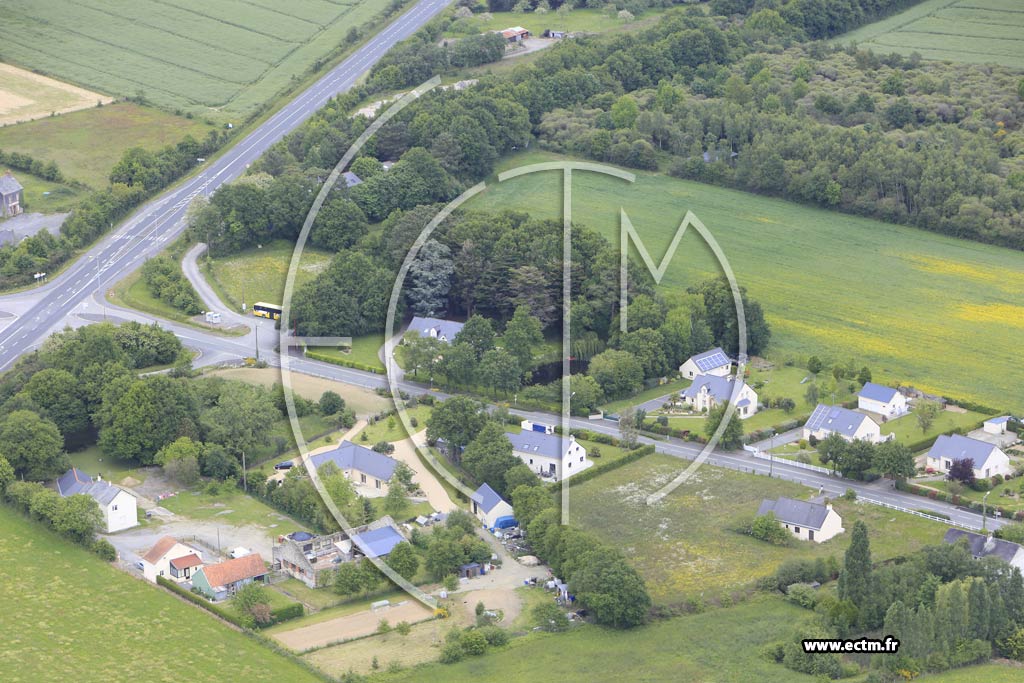 Photo arienne de Saint-Vincent-des-Landes