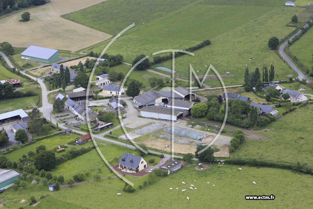 Photo arienne de Saint-Vincent-des-Landes (l'Anais)