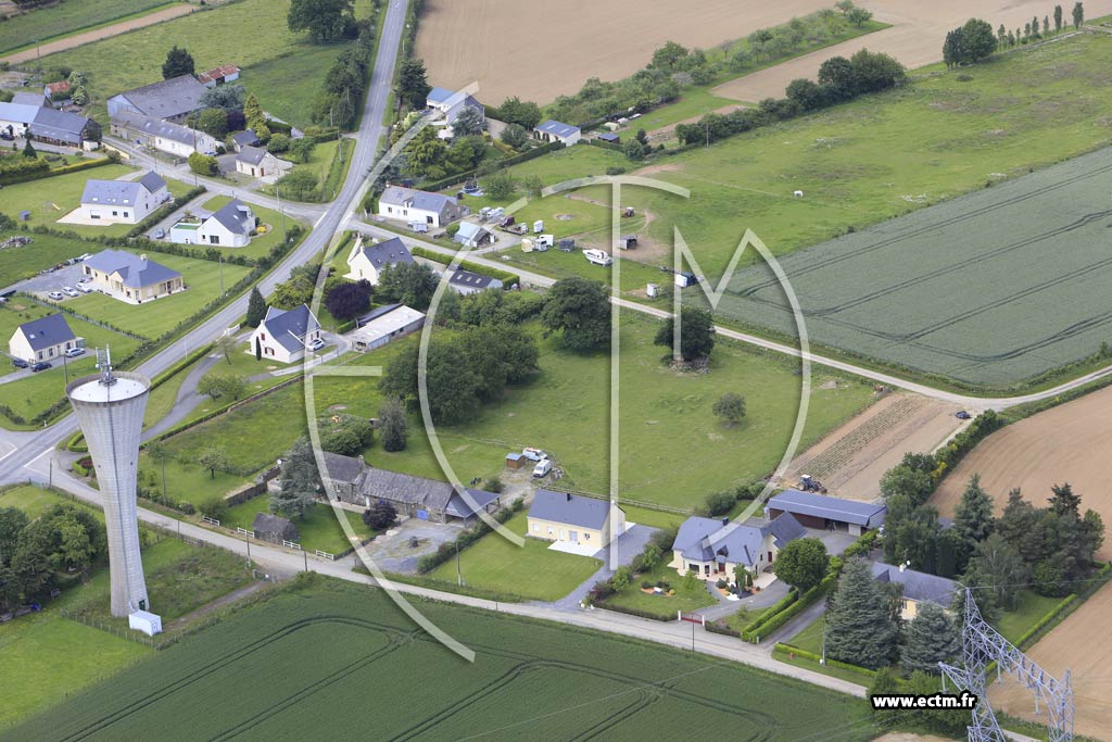 Photo arienne de Saint-Vincent-des-Landes (la Brenaudire)
