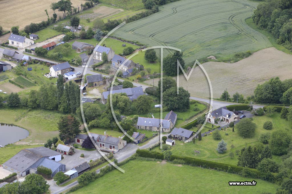 Photo arienne de Saint-Vincent-des-Landes (la Houssais)