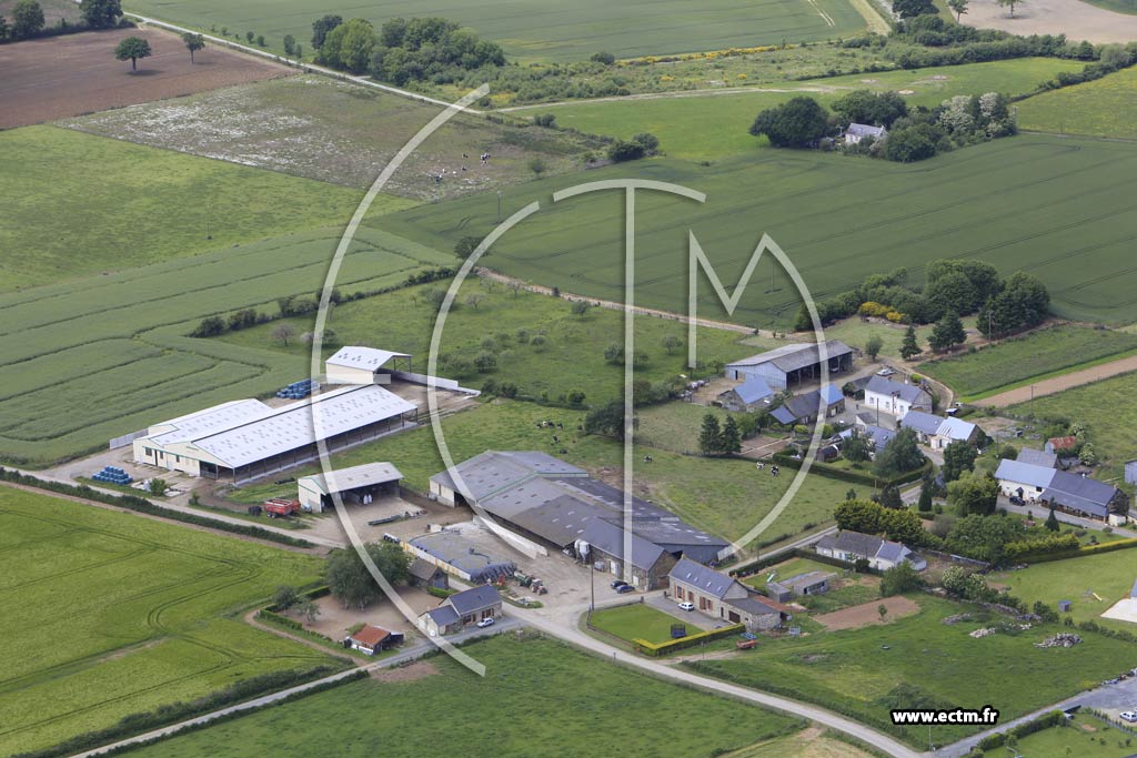Photo arienne de Saint-Vincent-des-Landes (la Minire)
