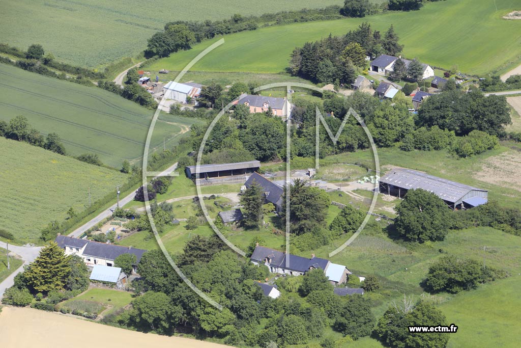 Photo arienne de Sion-les-Mines (la Grandais)