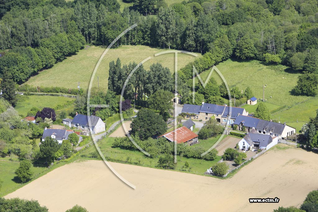 Photo arienne de Sion-les-Mines (la Vallire)
