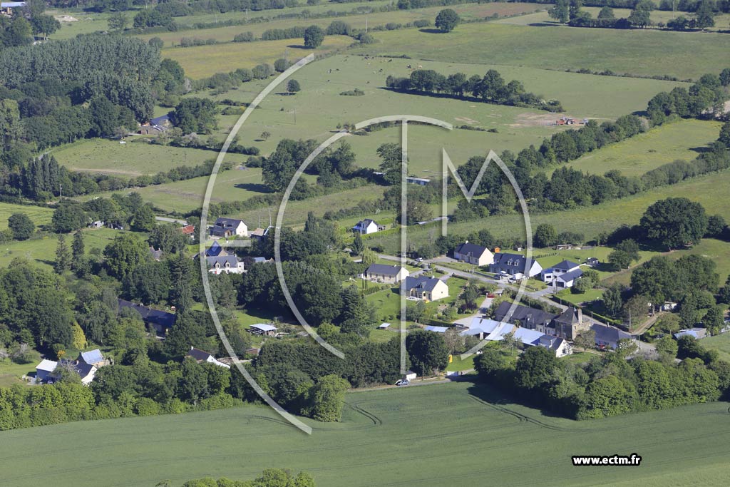 Photo arienne de Soudan (Fontenay)