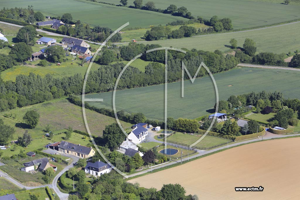 Photo arienne de Villepot (le Haut Plessis)
