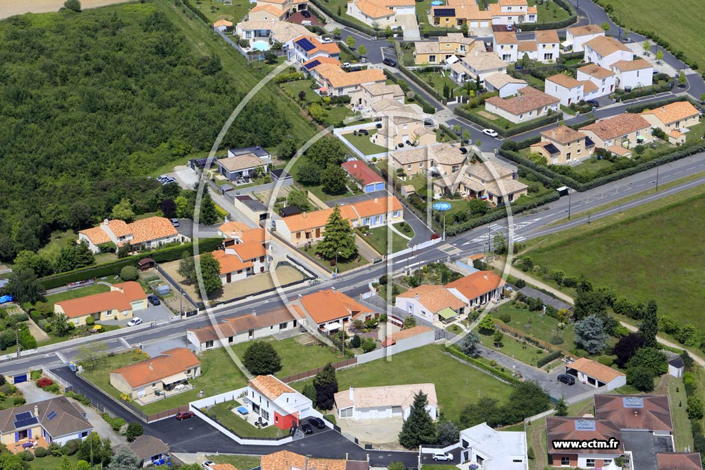 Photo arienne de Bouaye (le Tour)