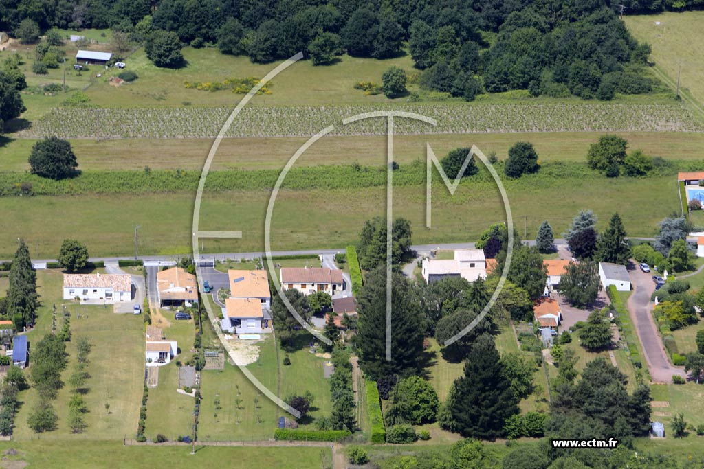 Photo arienne de Bouaye (Moulin des Terres Quartires)