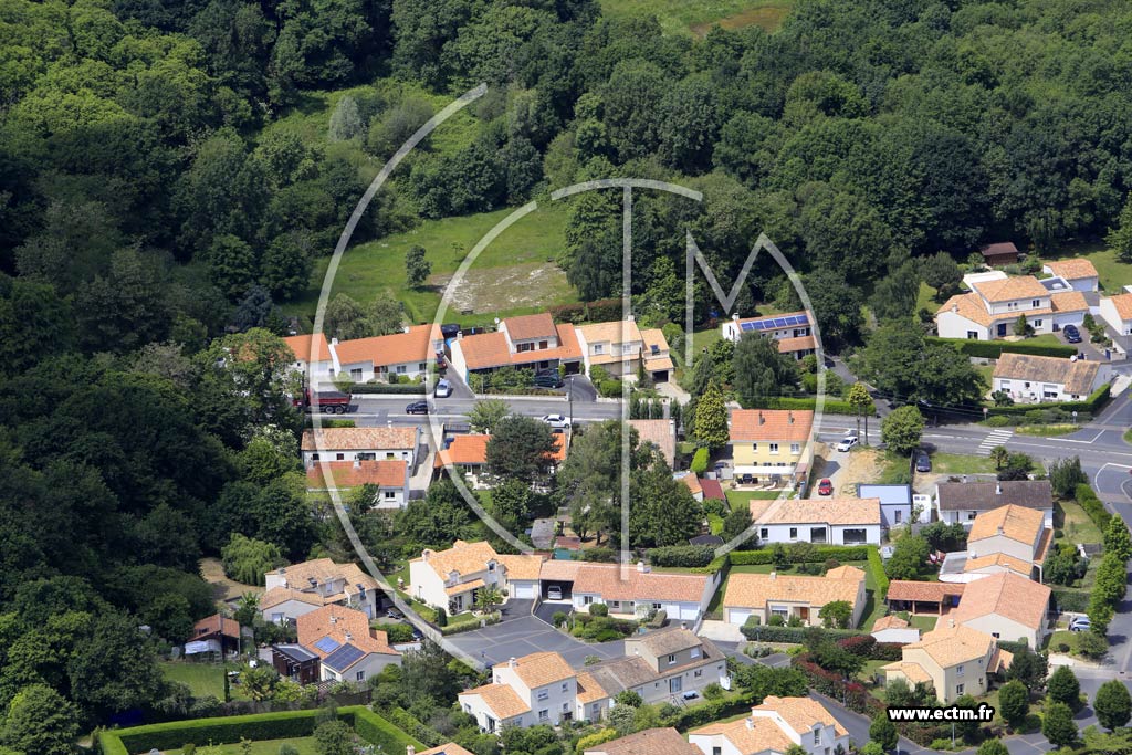 Photo arienne de Bouguenais (la Croix du Gu)