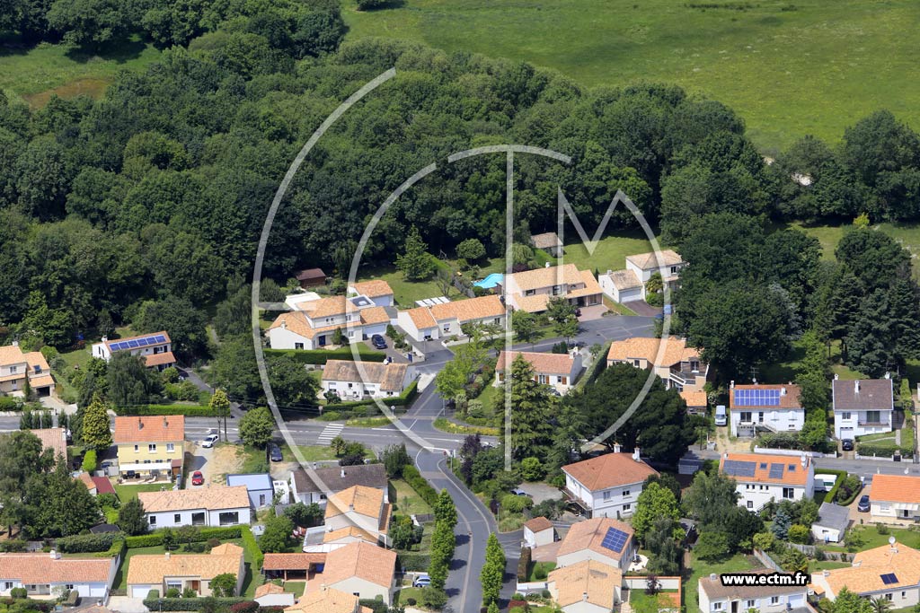 Photo arienne de Bouguenais (la Croix du Gu)