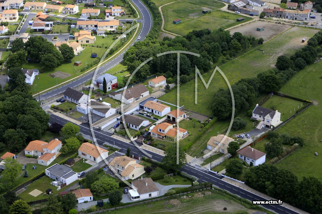 Photo arienne de Bouguenais (le Planty)