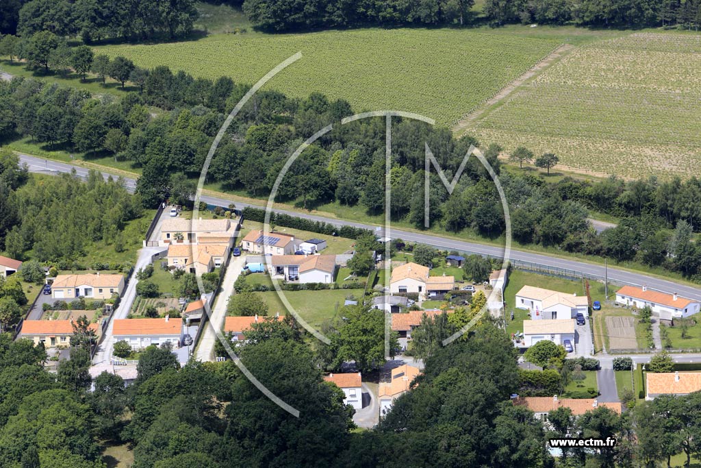 Photo arienne de Saint-Lger-les-Vignes (l'Ennerie)