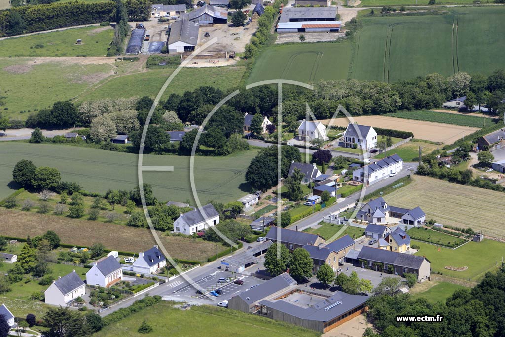 Photo arienne de Gumen-Penfao (Subrette)