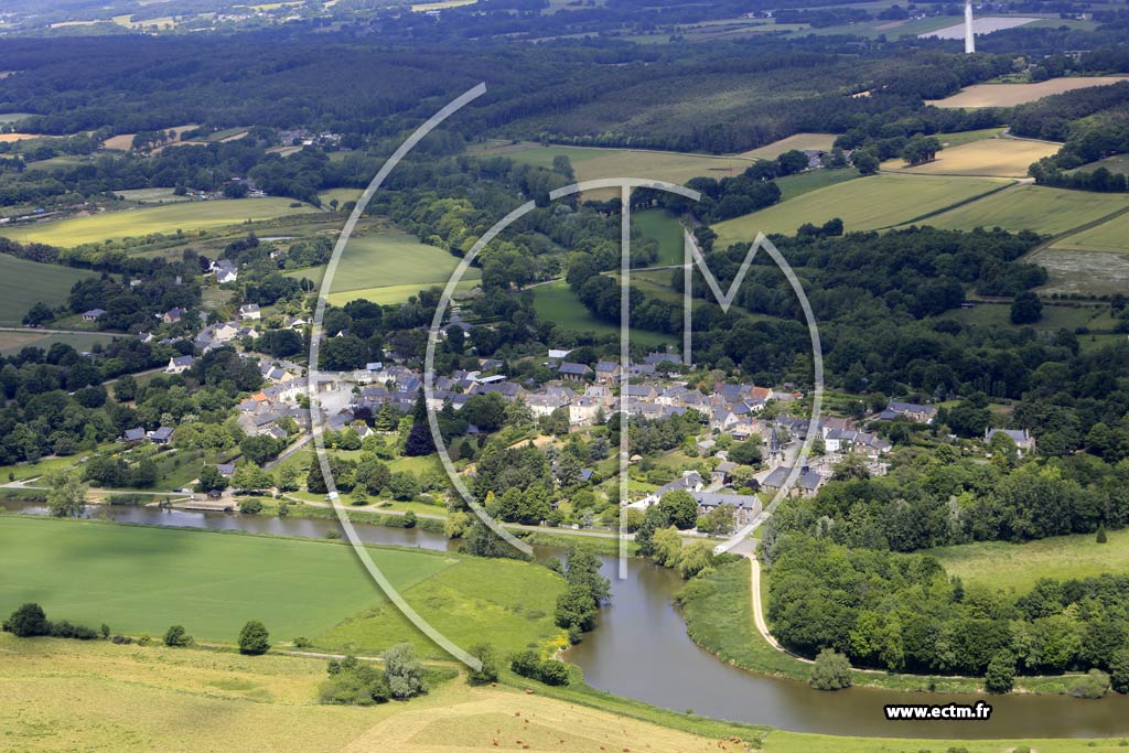 Photo arienne de La Chapelle-de-Brain (Brain-sur-Vilaine)
