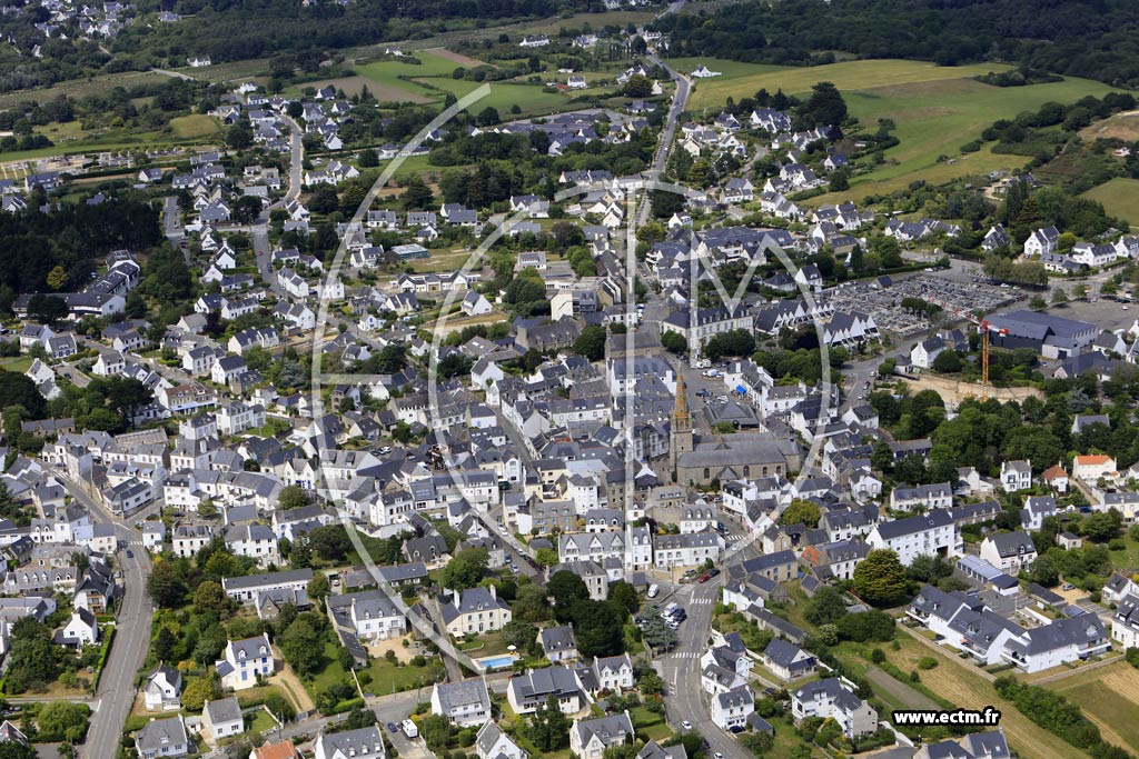 Photo arienne de Carnac