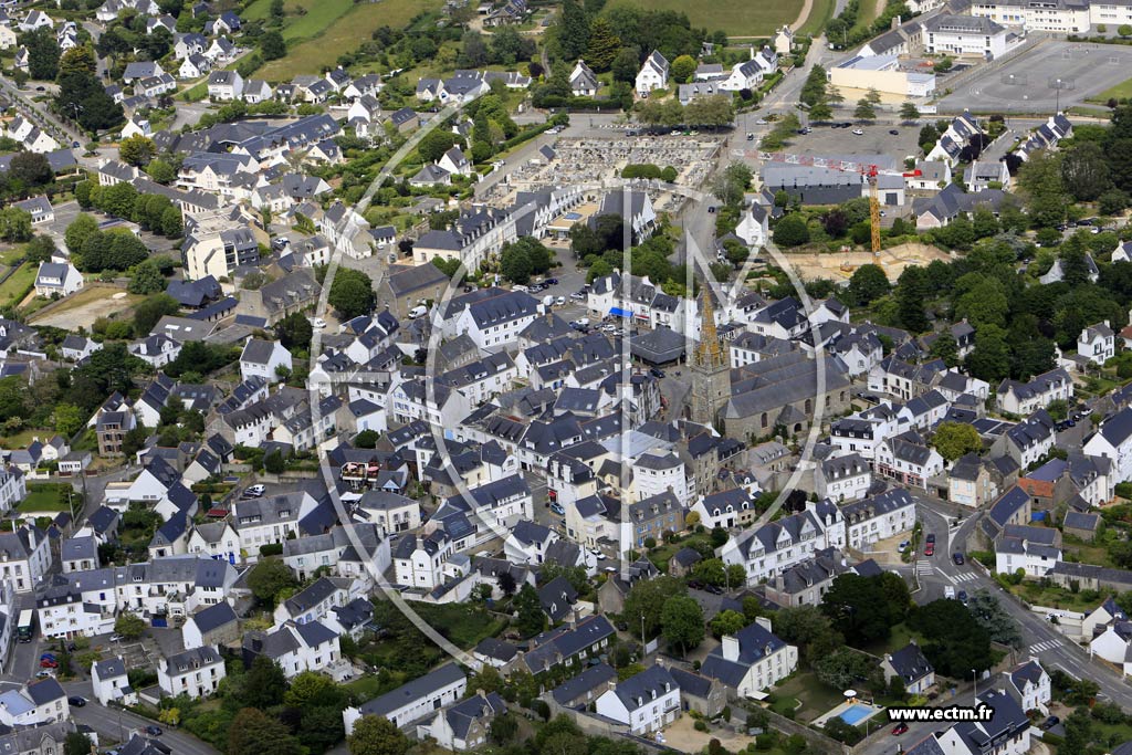 Photo arienne de Carnac