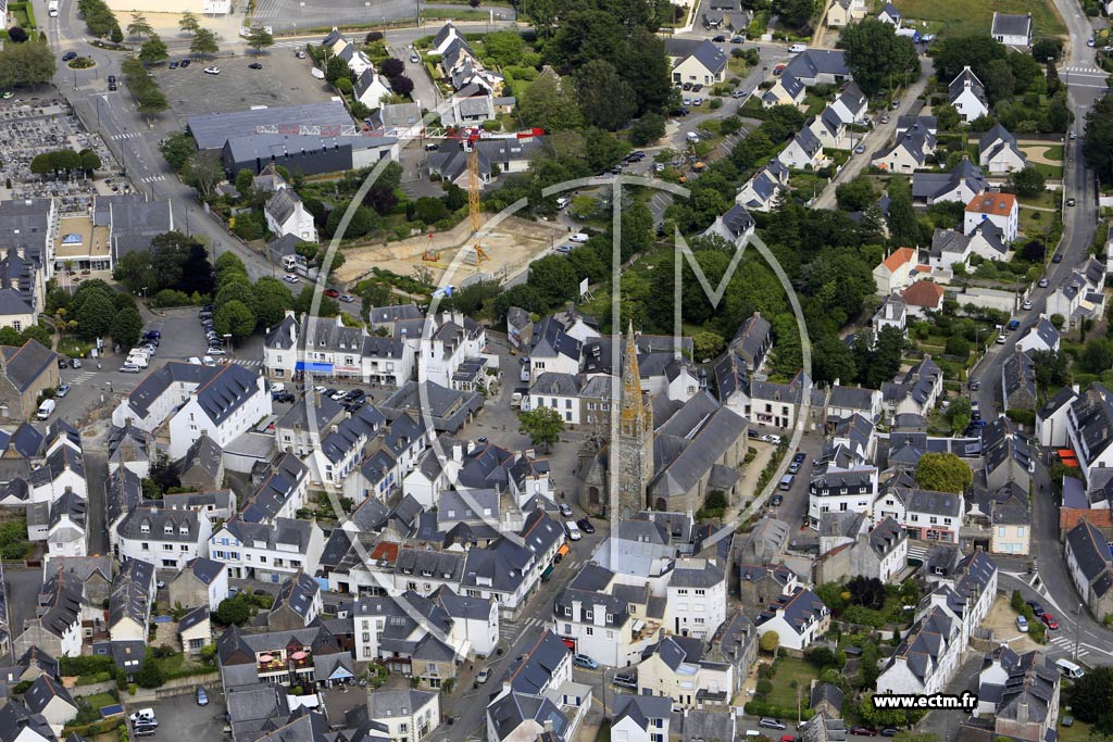 Photo arienne de Carnac