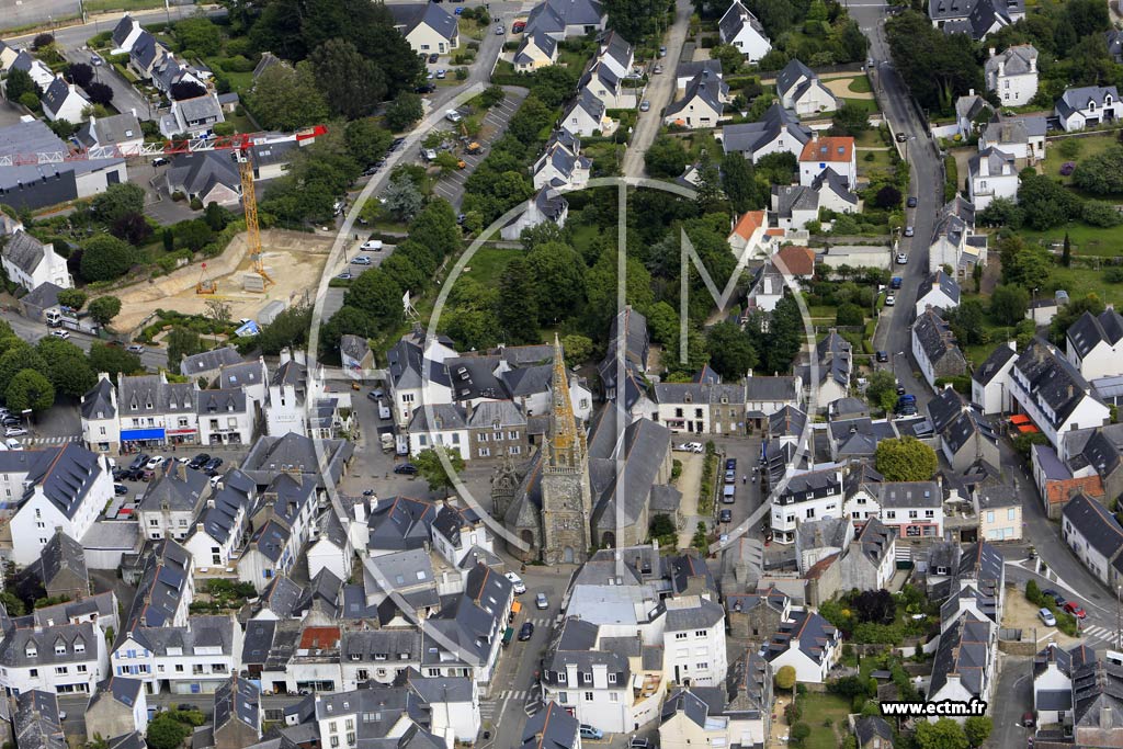 Photo arienne de Carnac
