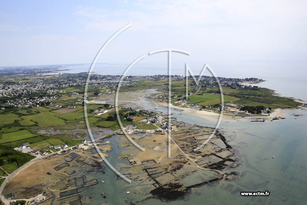 Photo arienne de Carnac (Anse du P)