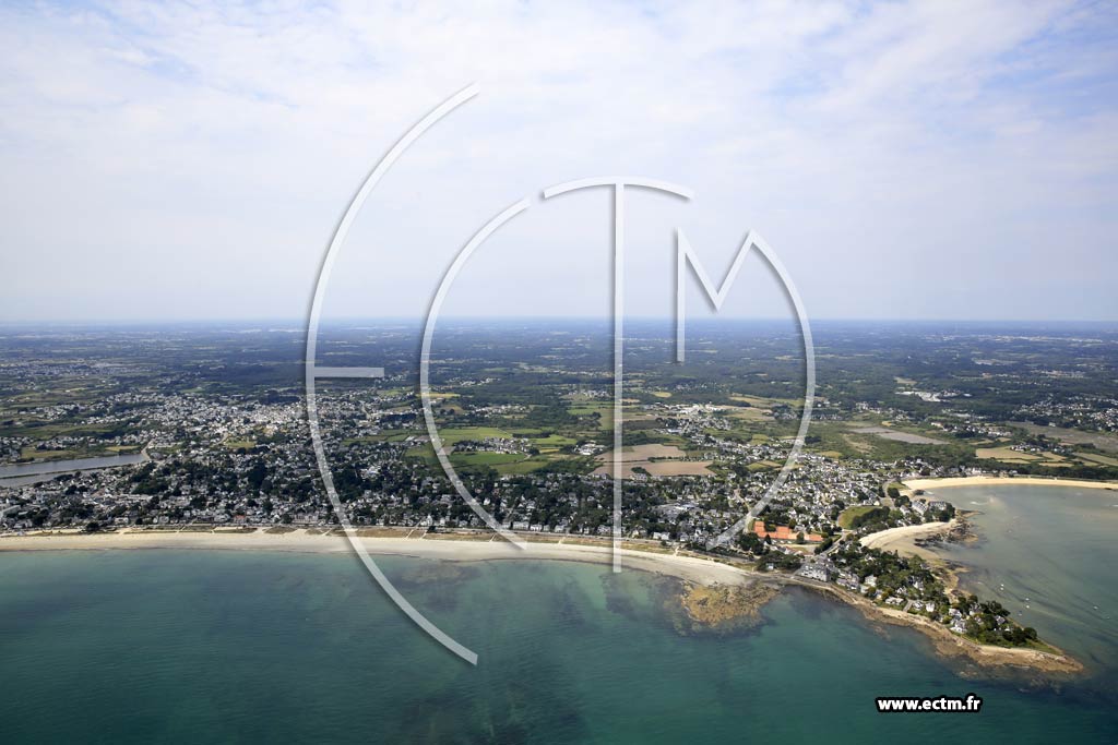 Photo arienne de Carnac (Carnac Plage)