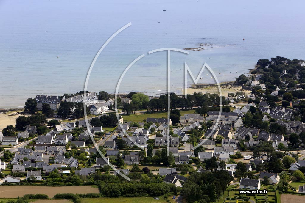 Photo arienne de Carnac (Carnac Plage)