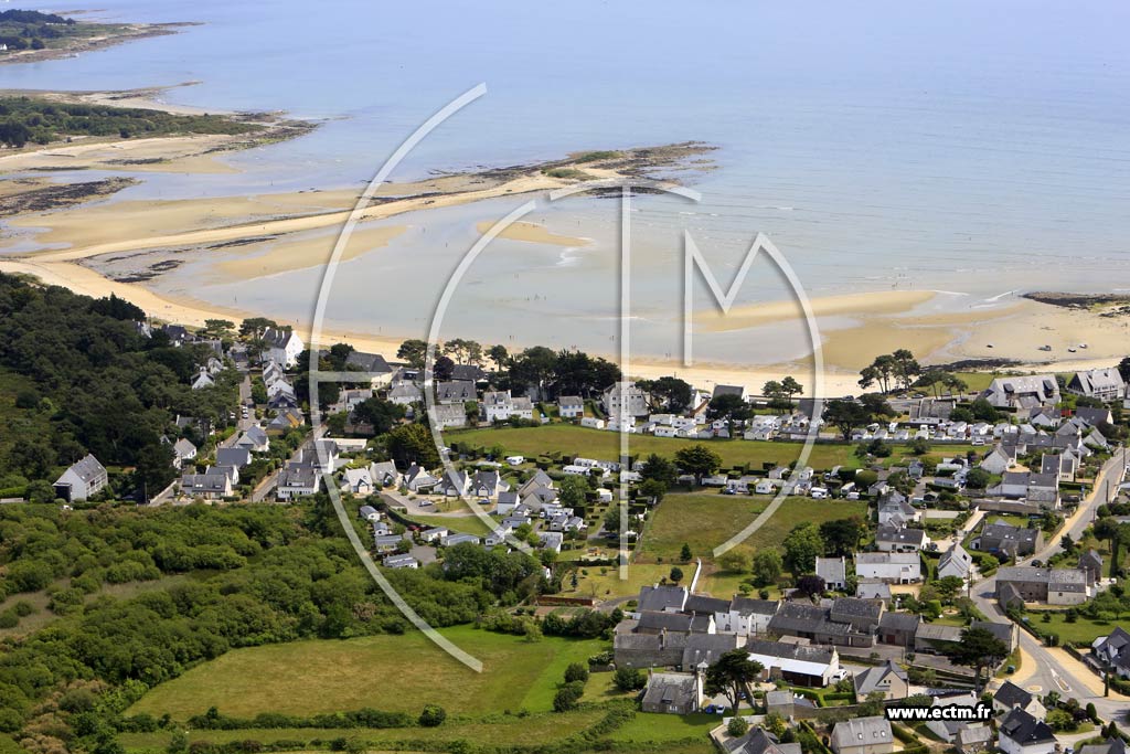 Photo arienne de Carnac (Carnac Plage)