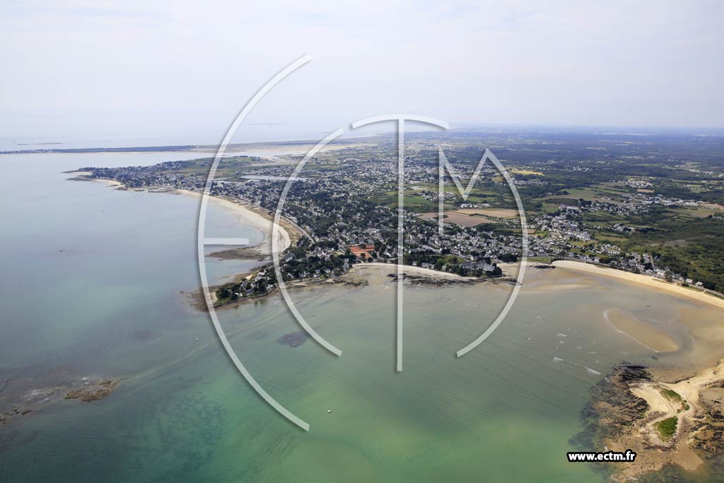Photo arienne de Carnac (Pointe Chuchill)
