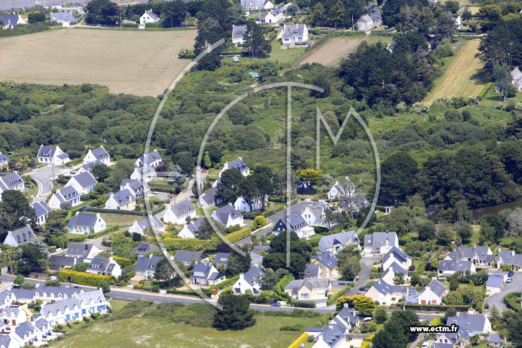 Photo arienne de Saint-Philibert (Larmor)