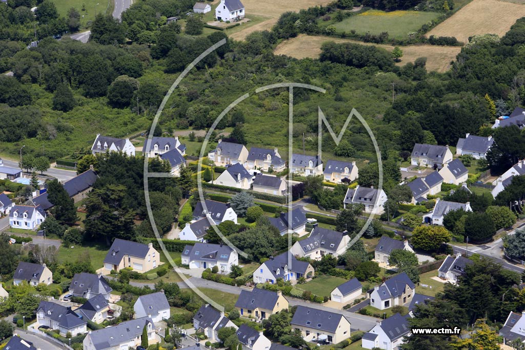 Photo arienne de Saint-Philibert (Larmor)