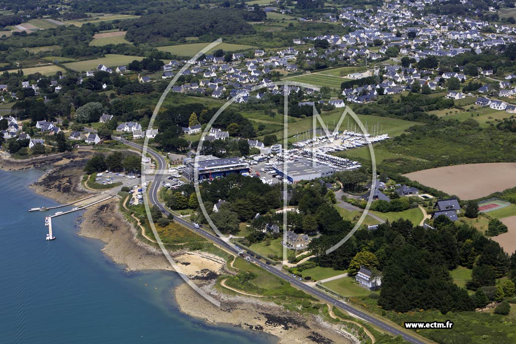 Photo arienne de Saint-Philibert (Port Deun Marine)