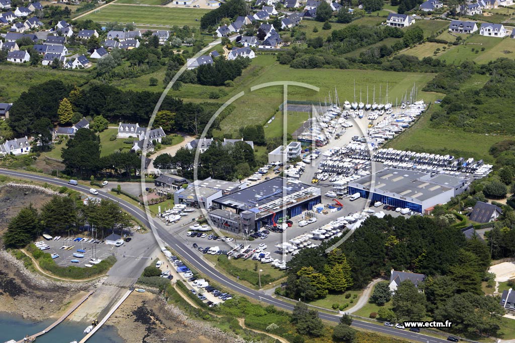Photo arienne de Saint-Philibert (Port Deun Marine)