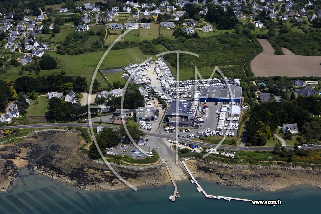 Photo arienne de Saint-Philibert (Port Deun Marine)