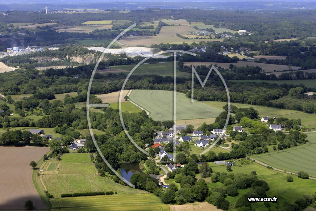 Photo arienne de Grand-Champ (Bodan)