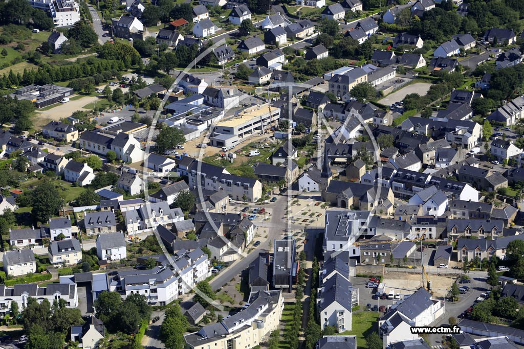 Photo arienne de Plescop